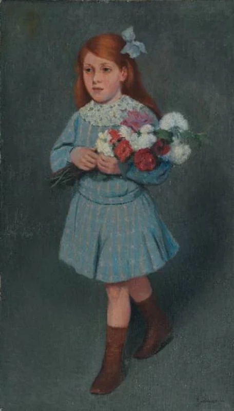 Bambina con fiori - Museo Civico di Palazzo Te, Mantova, Italia